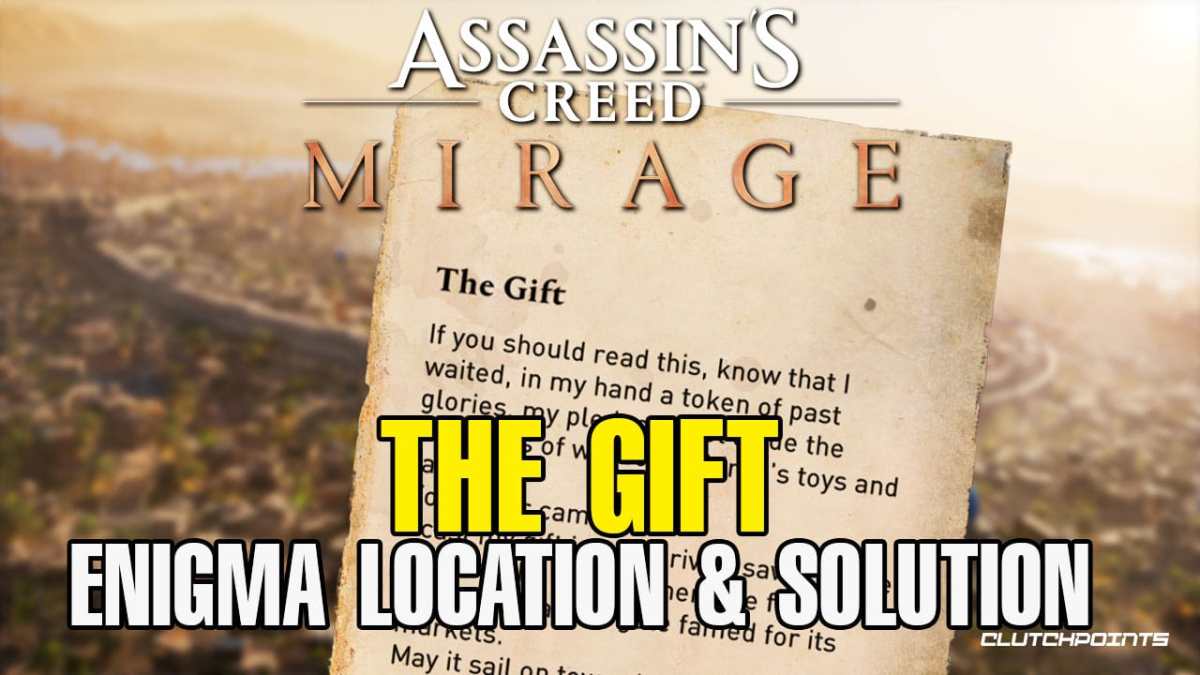 Assassin s Creed Mirage The Gift Enigma Solution Guide Assassin s Creed Mirage The Gift Enigma Solution Guide