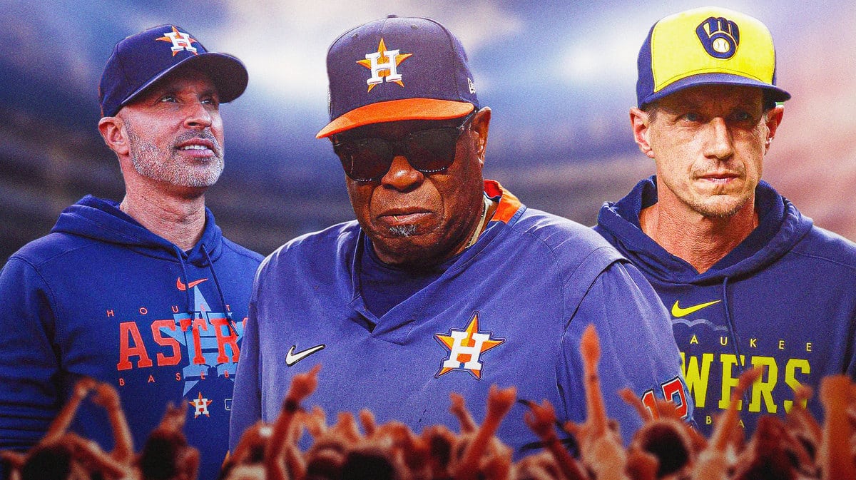 Joe Espada, Dusty Baker and Craig Counsell