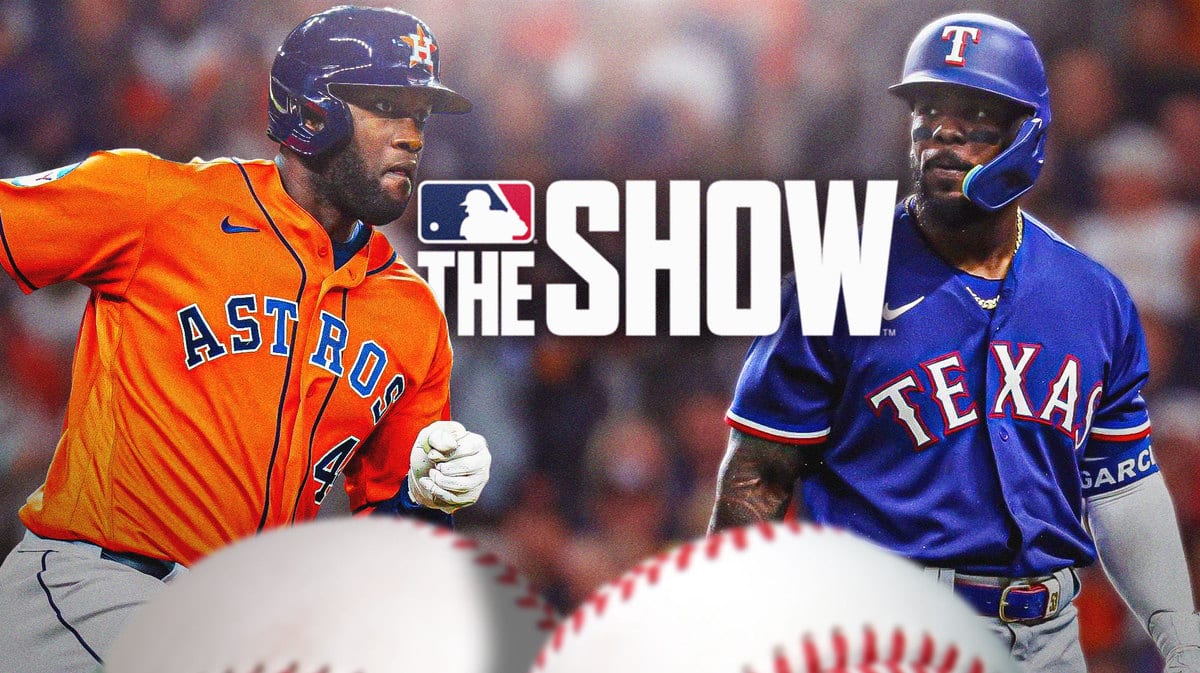 Astros vs. Rangers Game 4 Simulated with MLB The Show