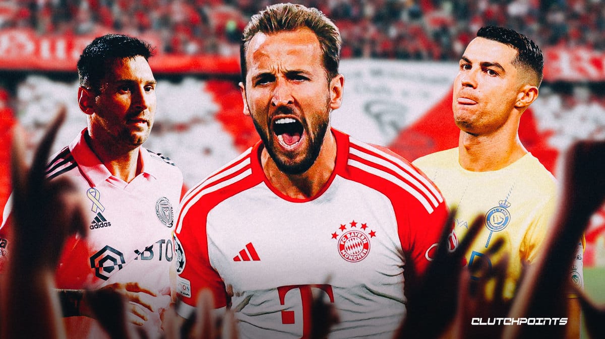 Harry Kane, Lionel Messi, Cristiano Ronaldo