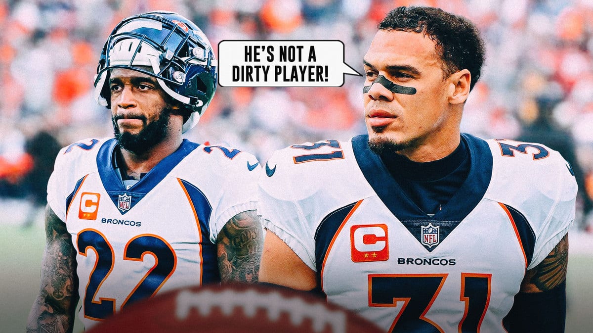 Broncos teammates Karem Jackson and Justin Simmons
