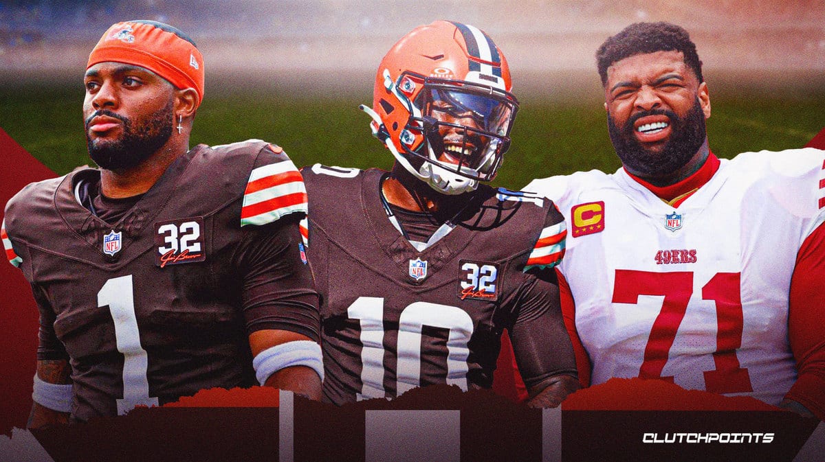 Browns, 49ers, Juan Thornhill, Trent Williams, PJ Walker