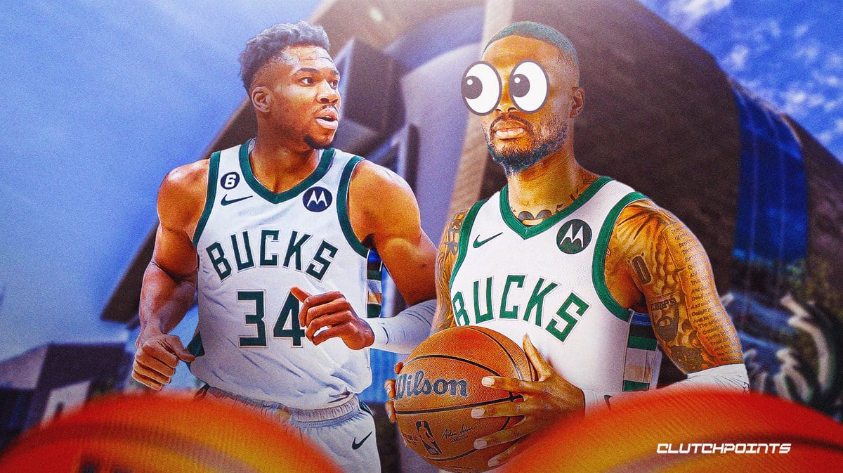 Damian Lillard, Giannis Antetokounmpo, Bucks, Trail Blazers