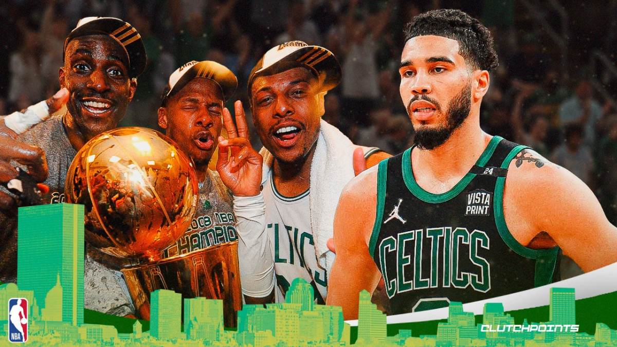 Celtics, Jayson Tatum, 2008, Paul Pierce, Kevin Garnett, Ray Allen