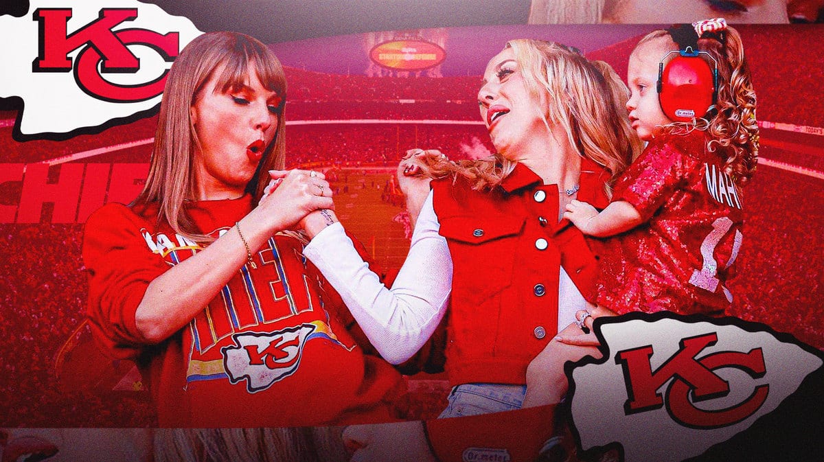 Taylor Swift, Brittany Mahomes show off handshake celebration after Chiefs  touchdown 