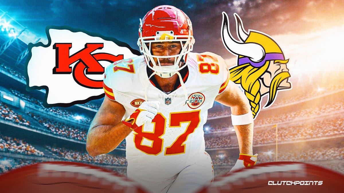 Travis Kelce ankle injury Kansas City Chiefs Minnesota Vikings