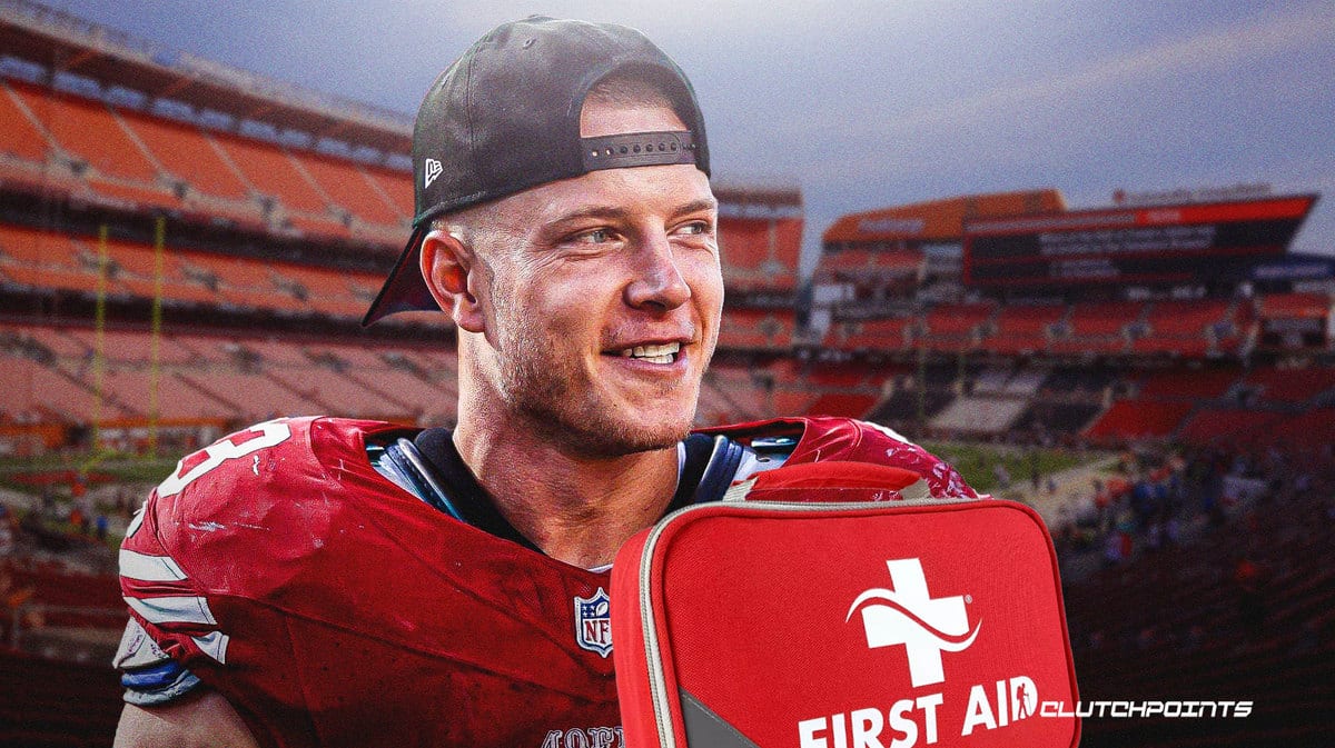 Christian McCaffrey, 49ers, Browns, Christian McCaffrey oblique