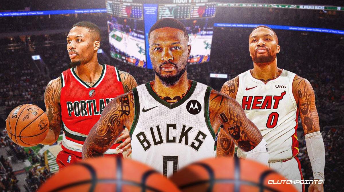 Damian Lillard, Bucks, Heat, Blazers