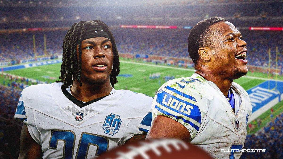 David Montgomery Jahmyr Gibbs Detroit Lions Free Agent running backs RB