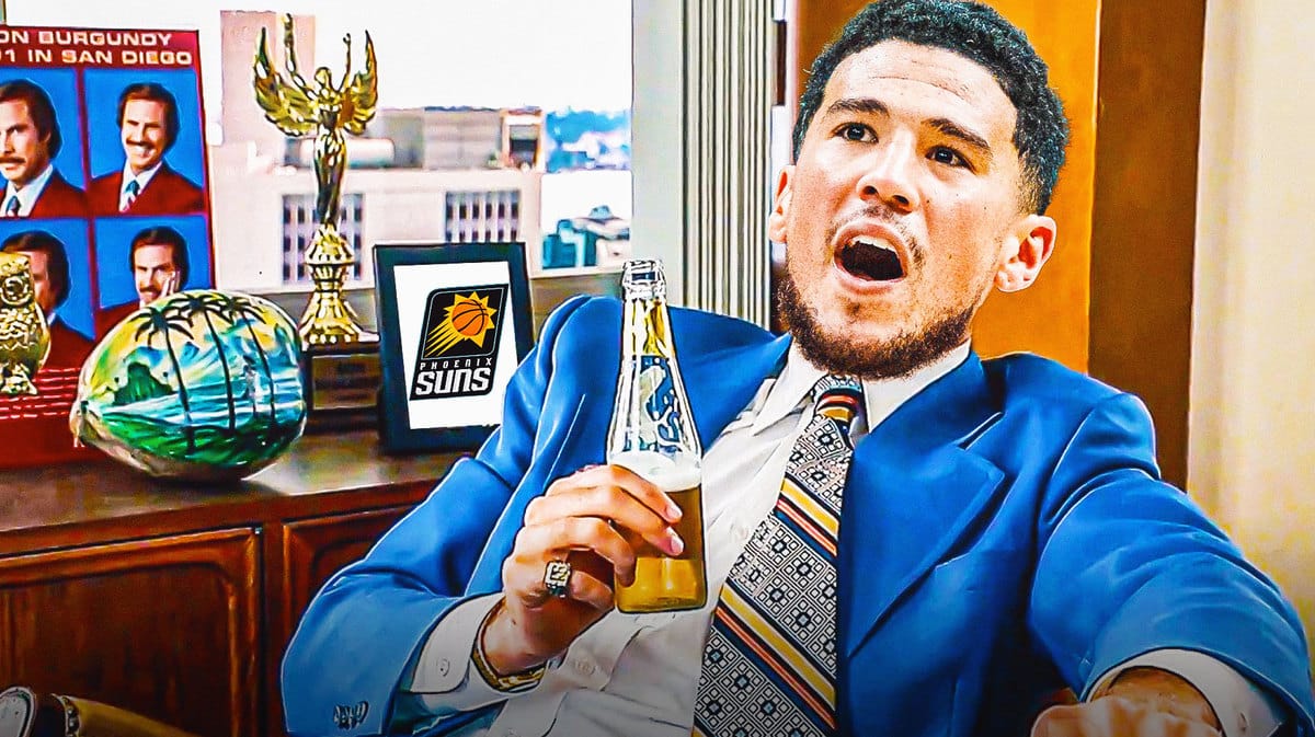 Devin Booker as the Anchorman