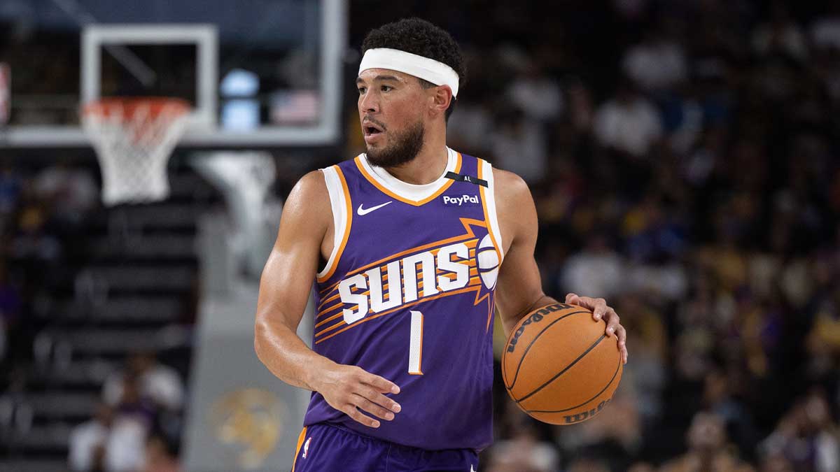 Devin Booker Suns shooting guard preseason