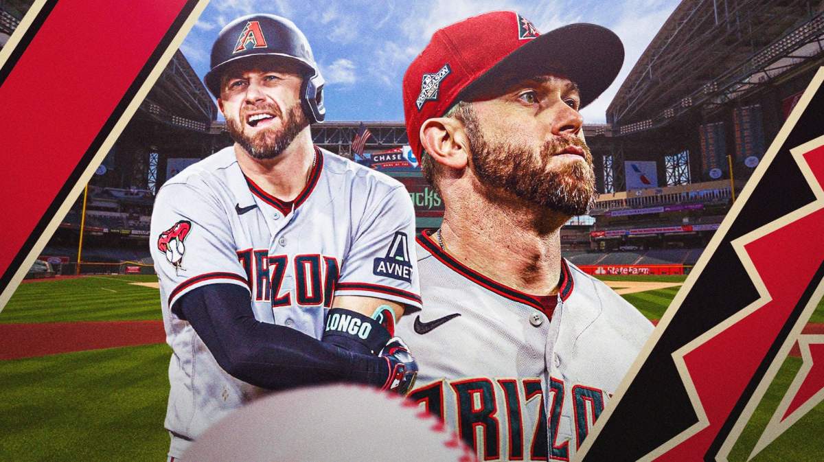 Arizona, Diamondbacks, Philadelphia, Phillies, Evan Longoria, Evan Longoria in Diamondbacks uni with Diamondbacks stadium in the background