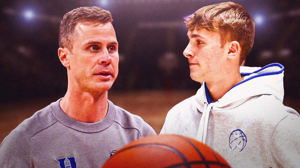 Jon Scheyer and Cooper Flagg