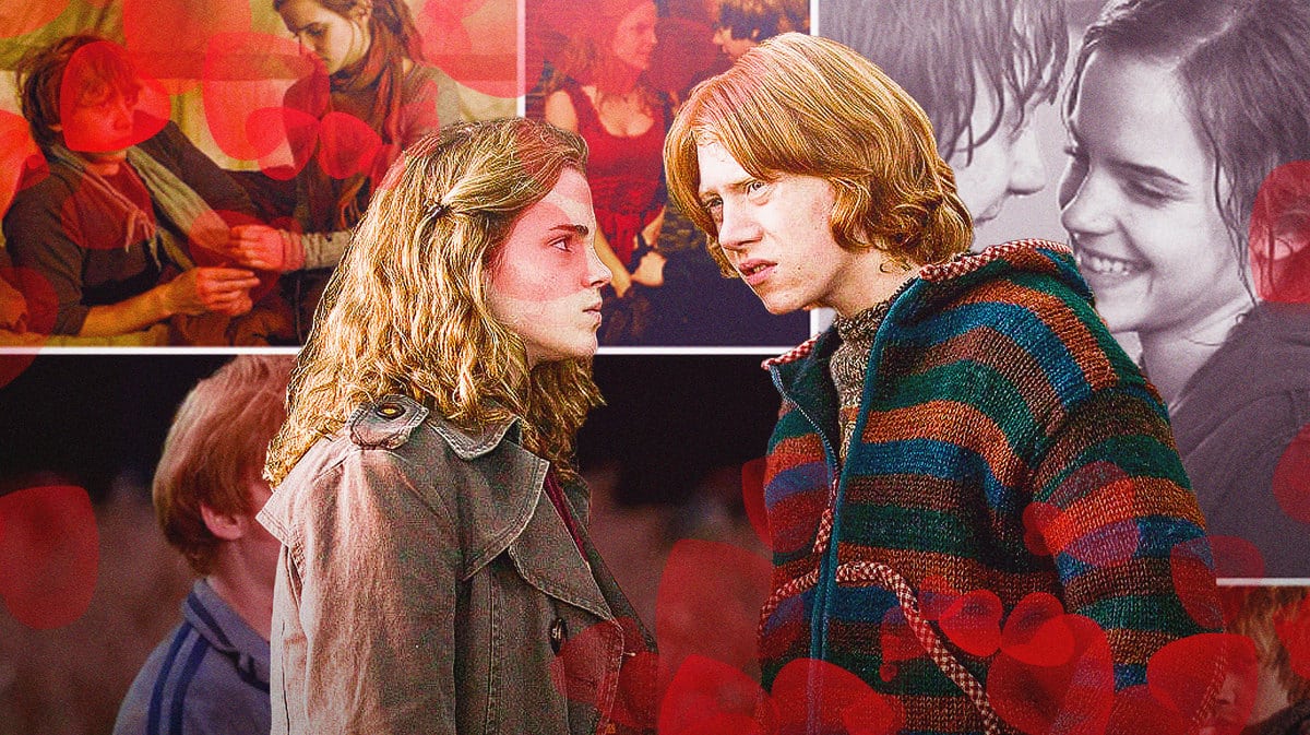 When Ron Weasley fell in love with Hermione Granger in Harry Potter