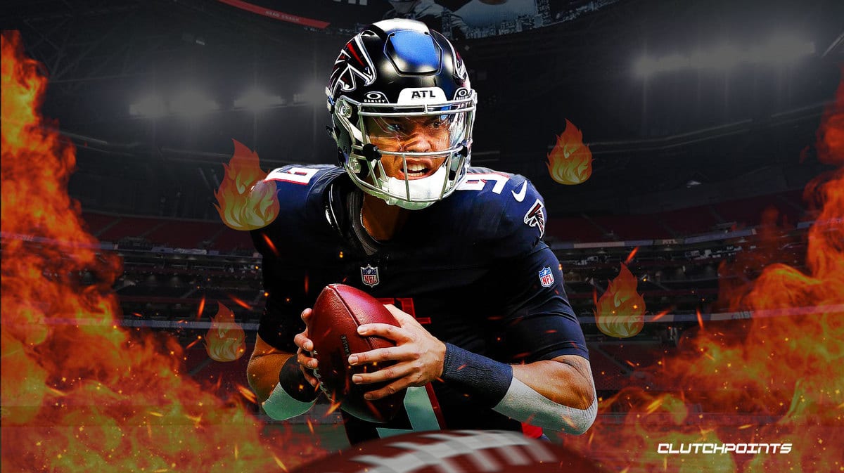Desmond Ridder Falcons, Texans Falcons, Texans, Falcons, Desmond Ridder