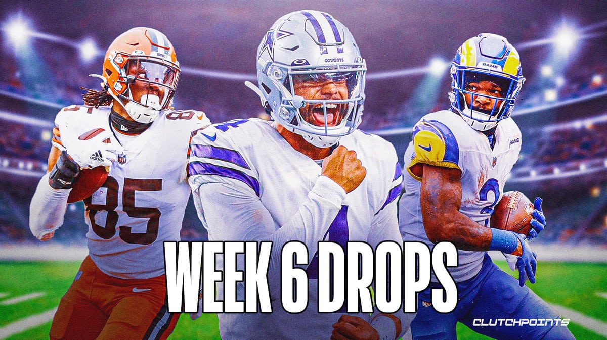 Fantasy football, David Njoku, Dak Prescott, Cam Akers, Fantasy football drop list, fantasy football waiver wire