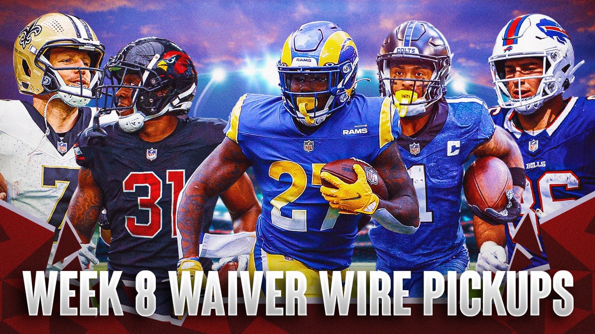 week 8 fantasy football, waiver wire pickups