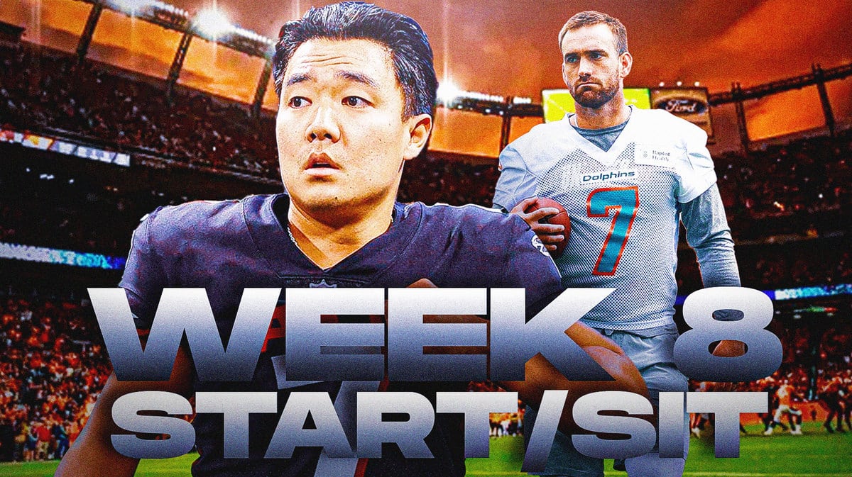 Younghoe Koo and Jason Sanders Week 8 kickers