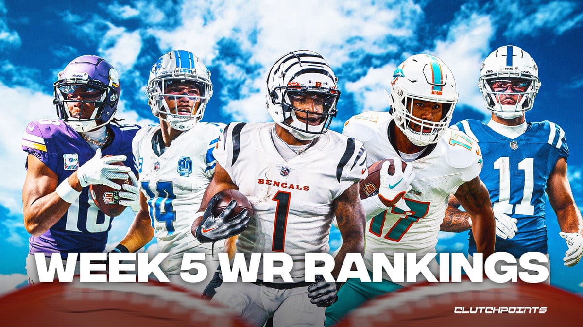 week 5 wide receiver rankings