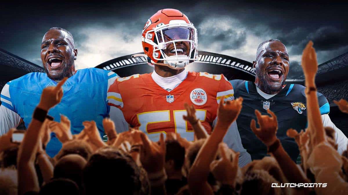Frank Clark, Frank Clark destinations, Jaguars, Chiefs, Lions