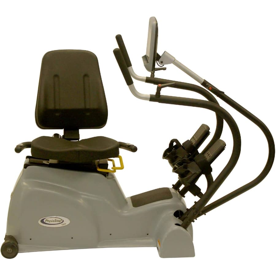 HCI Fitness PhysioStep LXT-700 Recumbent Cross Trainer on a white background.