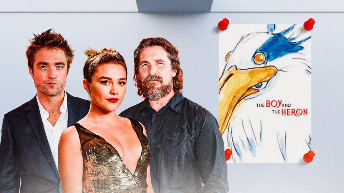 The Boy and the Heron, Hayao Miyazaki, Studio Ghibli, Christian Bale voice, Robert Pattinson voice