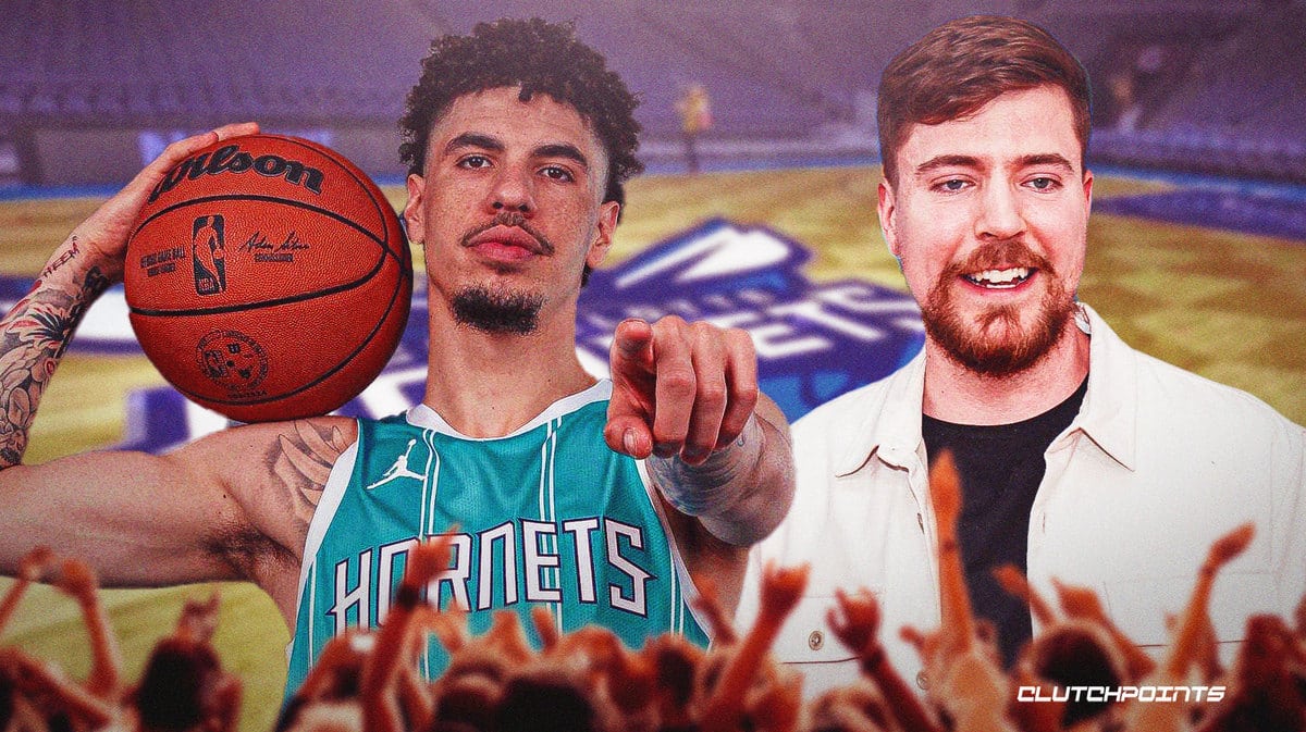 A Sweet Deal! Hornets Sign Groundbreaking Jersey Patch Partnership With   Icon MrBeast's Feastables Brand