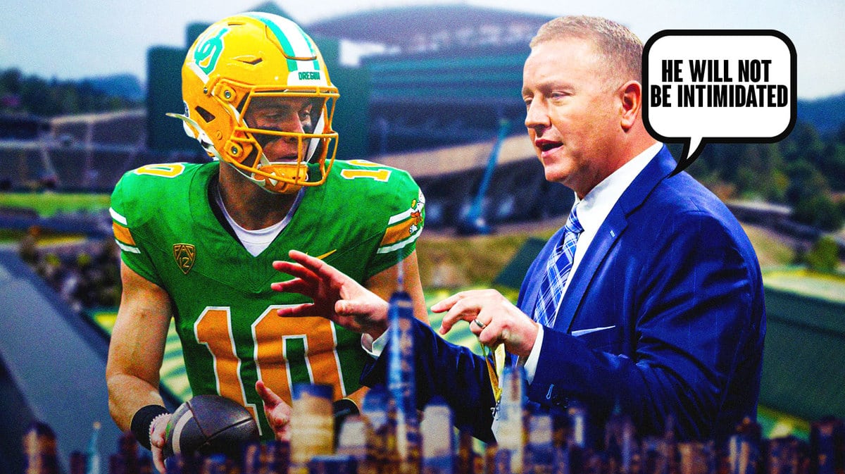 Kirk Herbstreit says that Oregon football QB Bo Nix will not be intimidated when the Ducks play the Utah Utes