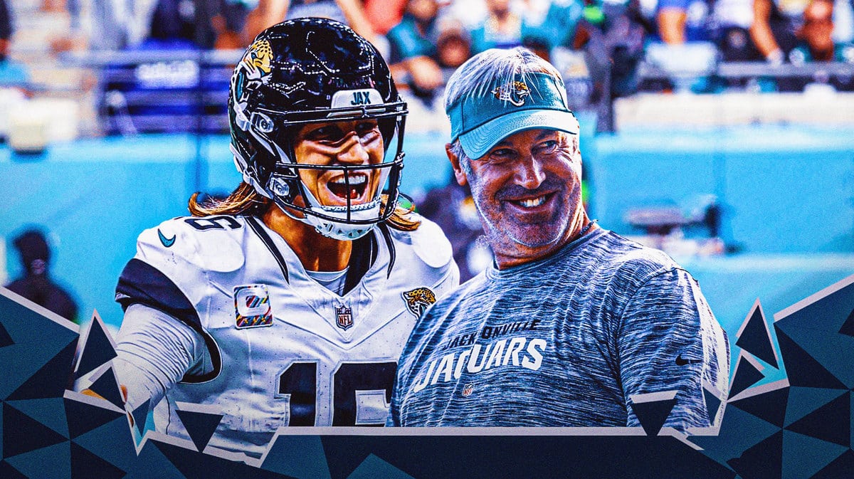 Jaguars quarterback Trevor Lawrence and head coach Doug Pederson