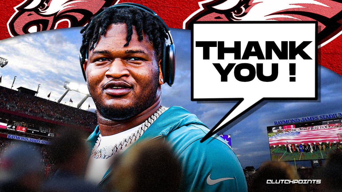 Jalen Carter, Eagles, Eagles Fans, Rams, SoFi Stadium