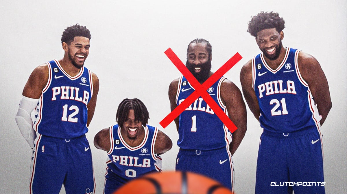 James Harden, Joel Embiid, Tyrese Maxey, Tobias Harris, Sixers, Clippers, trade, media day