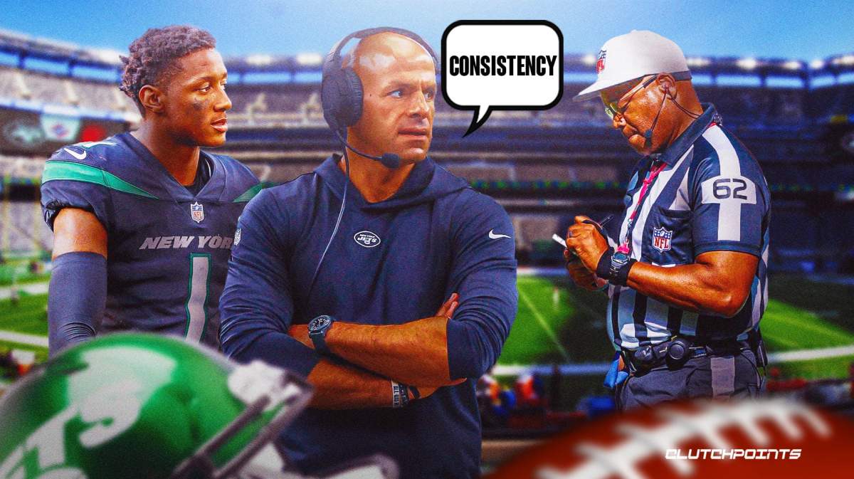 Jets, Robert Saleh, Sauce Garnder holding, Chiefs