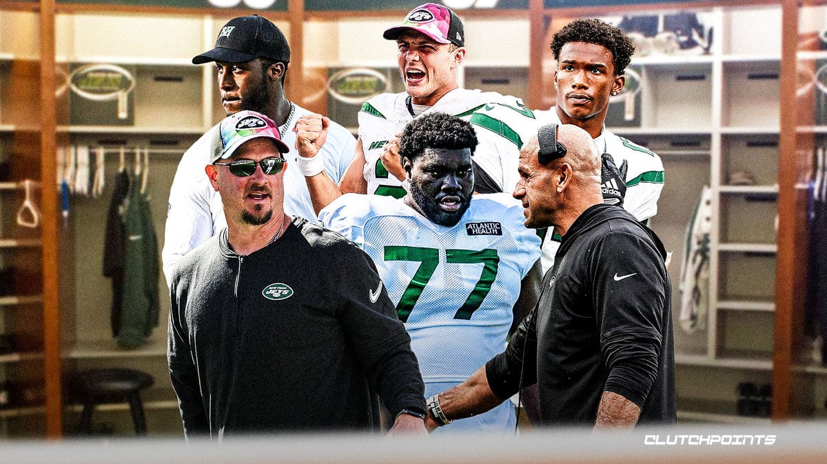Jets Nathaniel Hackett Robert Saleh Zach Wilson Breece Hall Garrett Wilson Mekhi Becton