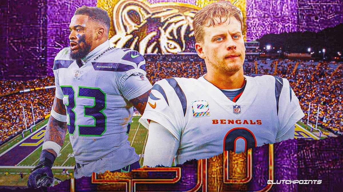 Joe Burrow, Jamal Adams, Cincinnati Bengals, LSU Tigers