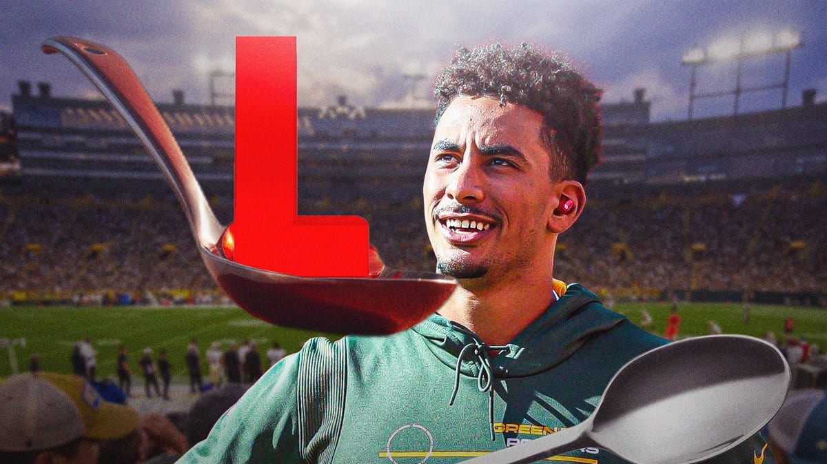 Jordan Love taking a spoonful of L's, which left a "very sick taste" in his mouth