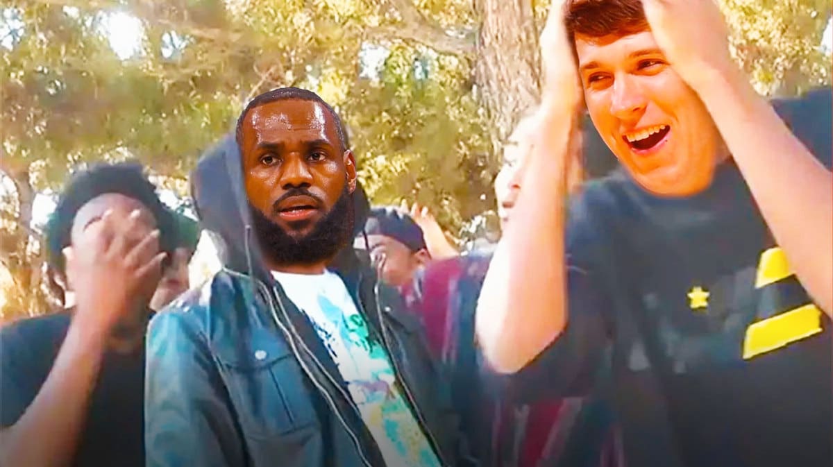 LeBron James of the Lakers