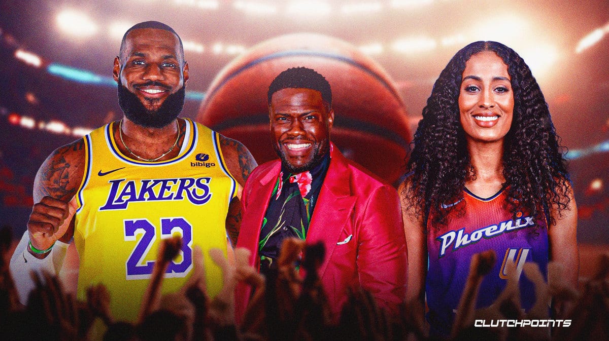 LeBron James, Kevin Hart, Skylar Diggins-Smith, Lakers
