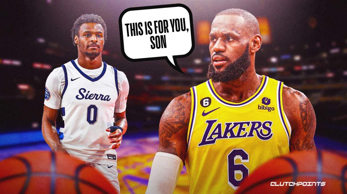 LeBron James, Bronny James, Lakers, Bronny James health