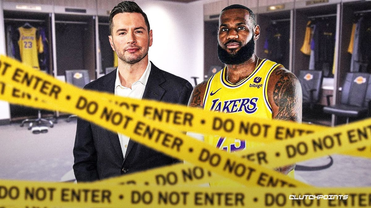 LeBron James, JJ Redick, Lakers, locker room