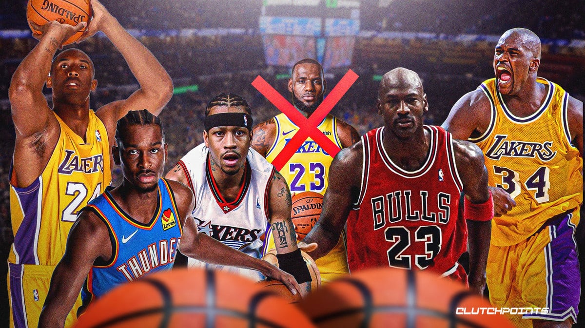 LeBron James, Thunder, Shai-Gilgeous Alexander, Allen Iverson, Kobe Bryant, Michael Jordan