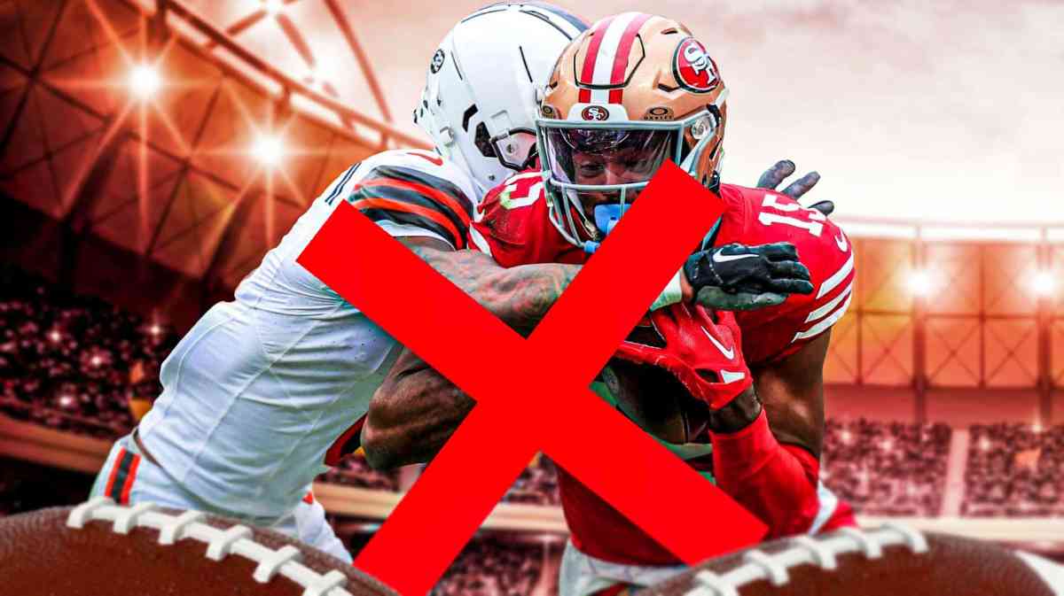 Players grab each other with an X in the foreground.