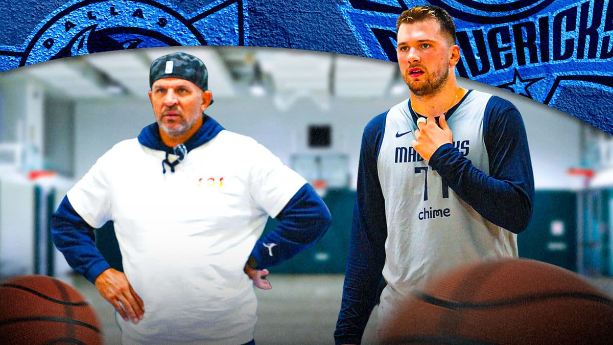 Jason Kidd with Luka Doncic