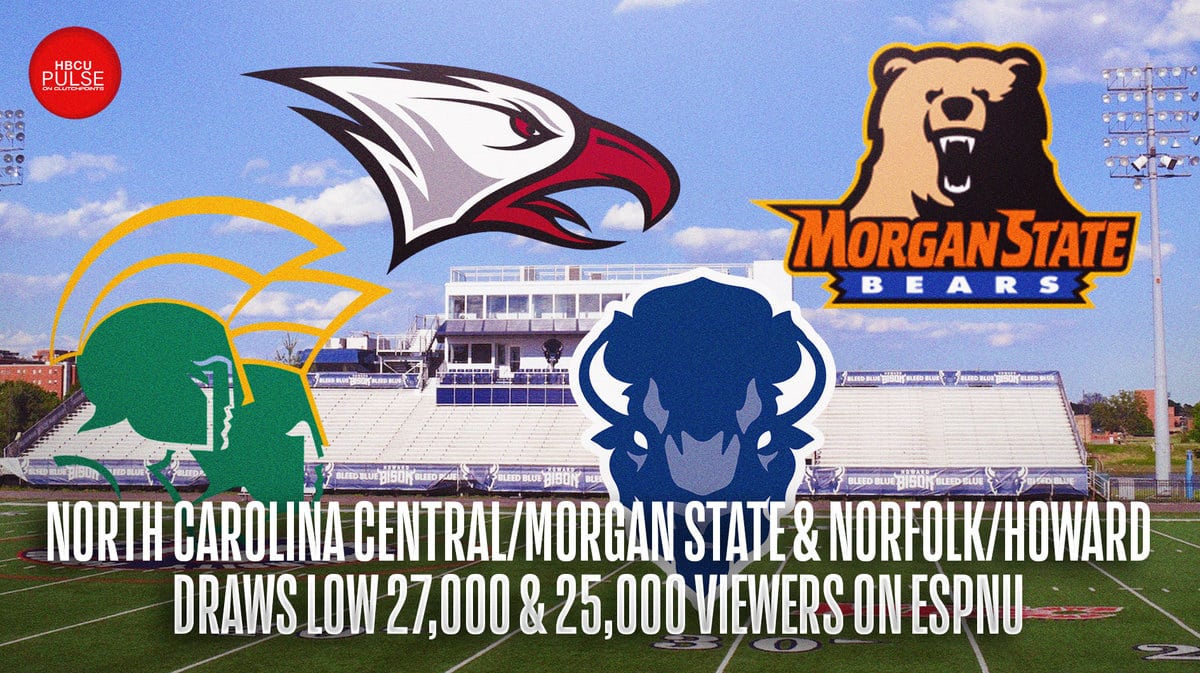 The ESPNU broadcasts of North Carolina Central vs. Morgan State and Norfolk vs. Howard drew an oddly low viewership number.
