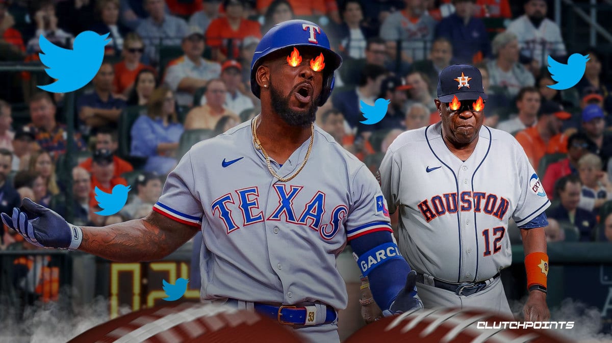 Rangers-Astros bench-clearing brawl in ALCS Game 5 has fans going wild