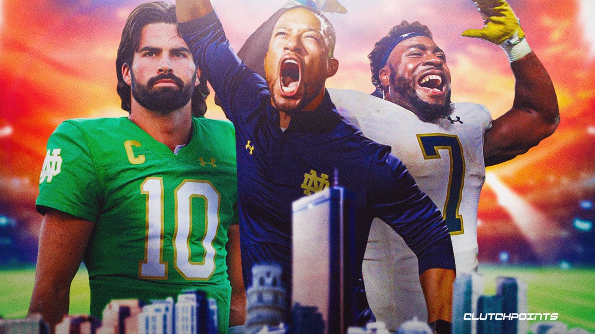 Sam Hartman, Marcus Freeman, Audric Estime, Notre Dame football