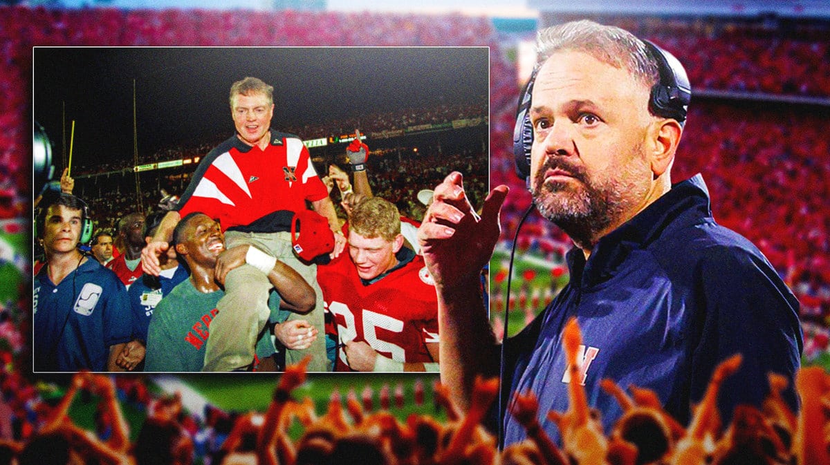 Nebraska football coach Matt Rhule dreams of helping the Cornhuskers return to the heights of the Tom Osborne days