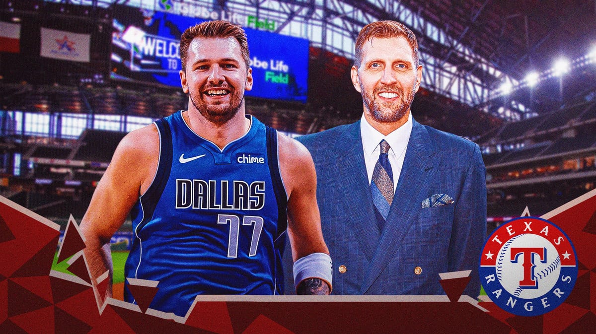 Mavs' Luka Doncic, Dirk Nowitzki support Rangers in ALCS