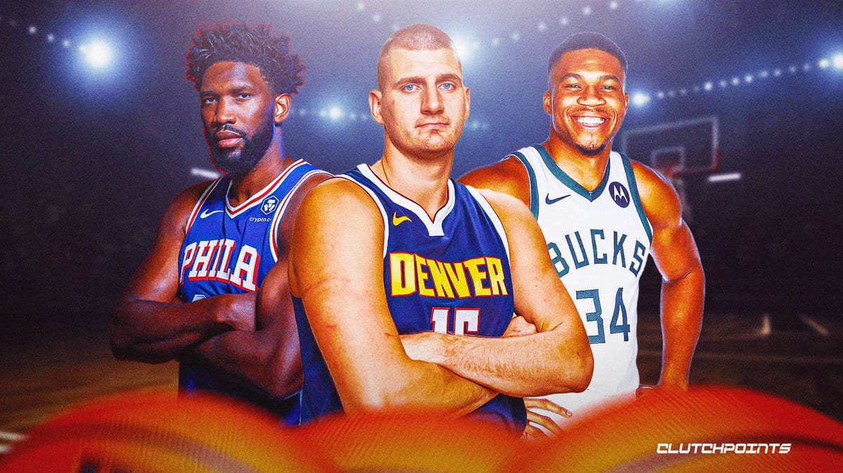 Nikola Jokic, Giannis Antetokounmpo, Joel Embiid, NBA, Nuggets Nikola Jokic