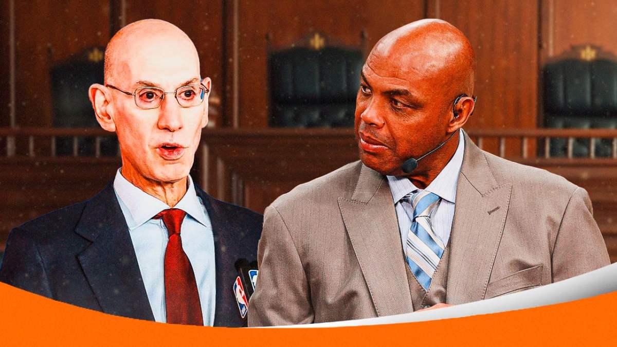 Charles Barkley asks NBA Commissioner Adam Silver about the league domestic violence measures