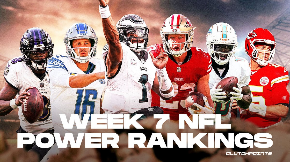 nfl power rankings, week 7